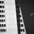 Daytime moon and Transamerica Bldg (105060-41)