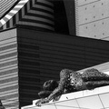 Rooftop Sculture of Woman (105160-10)