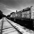 Diesel Engine -- needs paint -- North Alabama Railroad Museum