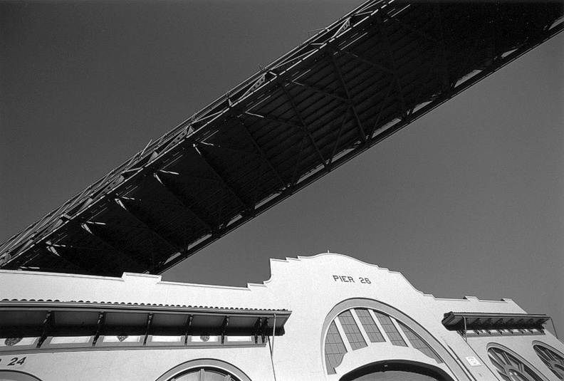 Bay Bridge over pier 26 (105020-22)